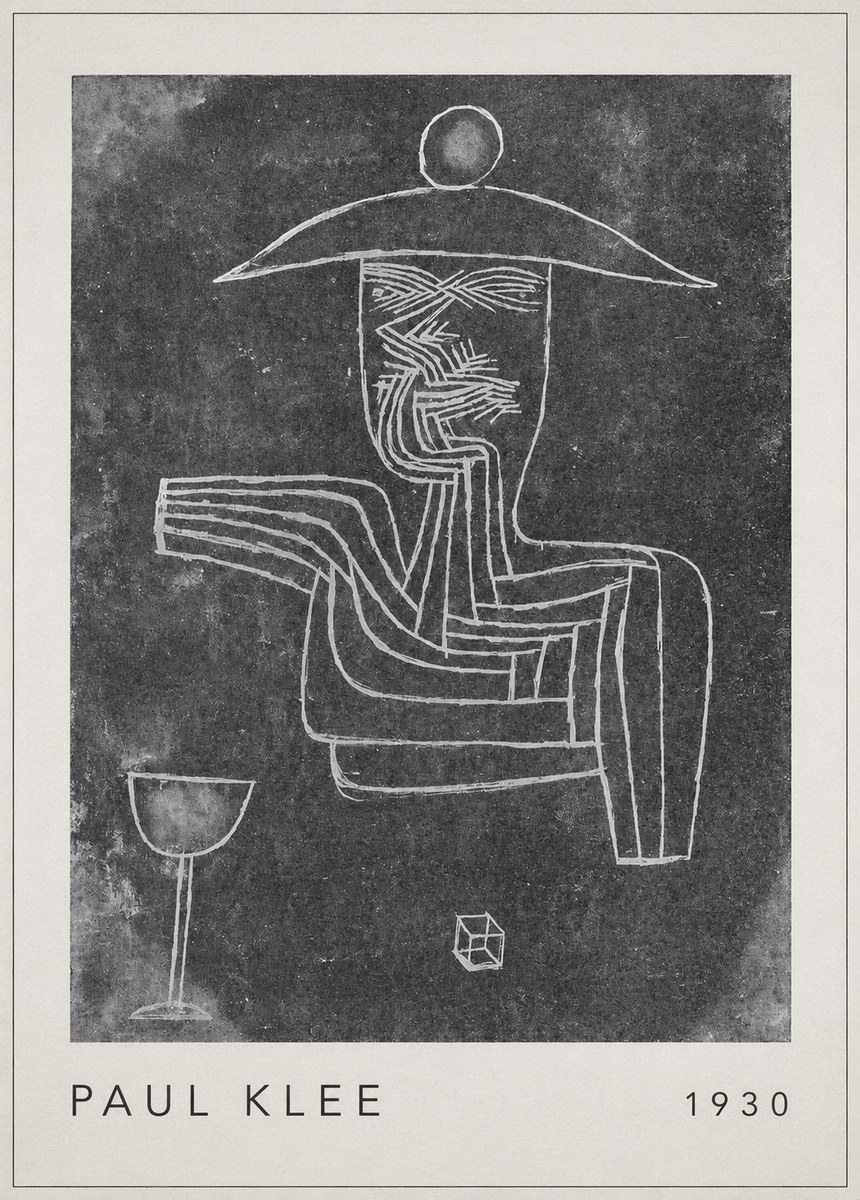 Paul Klee Figure of a Seer No6 - Poster