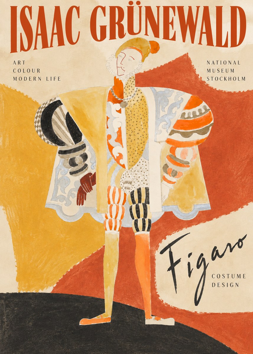 Isaac Grünewald Figaro I No2 - Poster