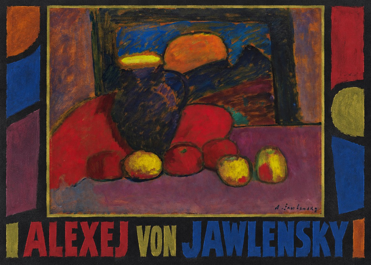 Alexej von Jawlensky Still Life with Vase and Fruit No1 - Poster