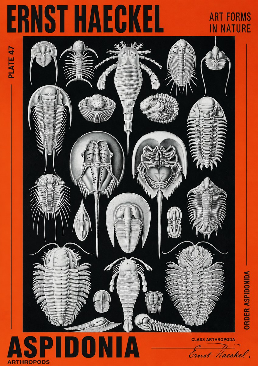 Ernst Haeckel Aspidonia No2 - Poster