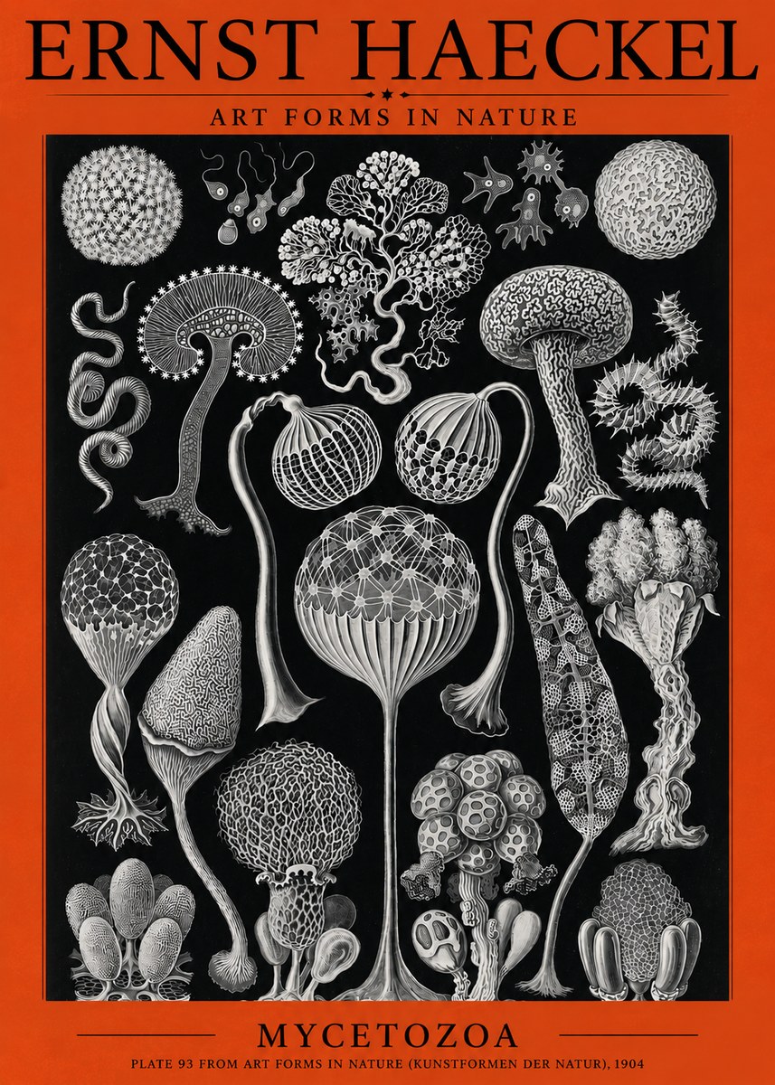 Ernst Haeckel Mycetozoa No3 - Poster