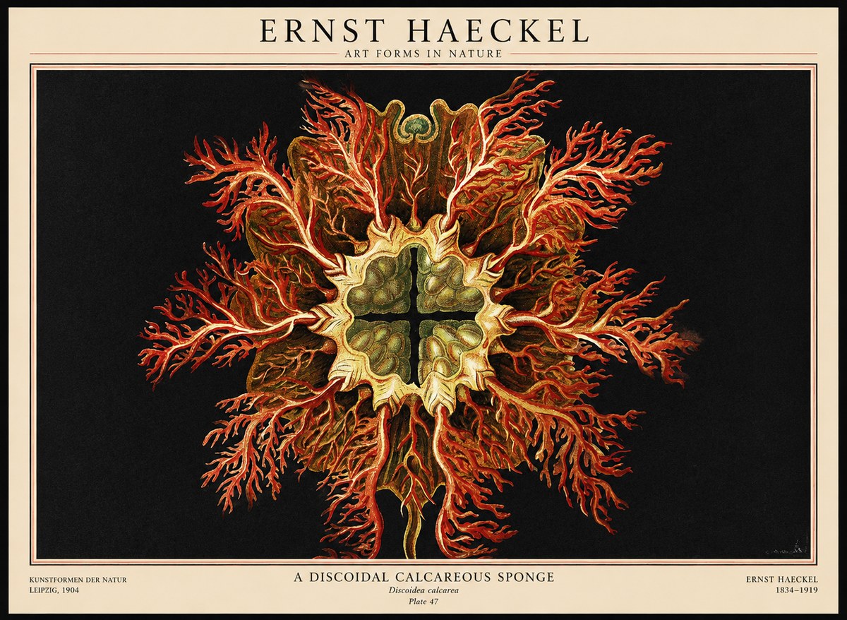 Ernst Haeckel Marine Organism No3 - Poster