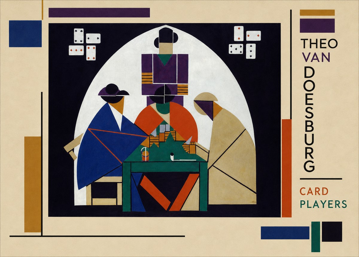 Theo van Doesburg Card Players No3 - Poster