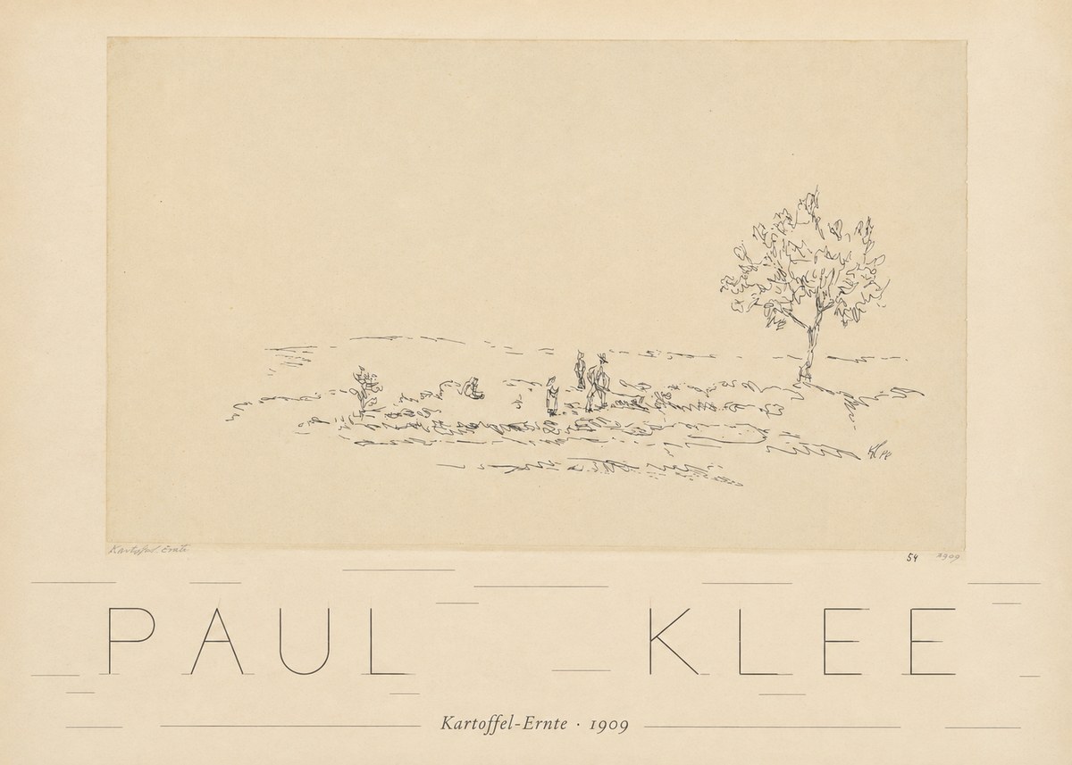 Paul Klee Kartoffel-ernte No6 - Poster