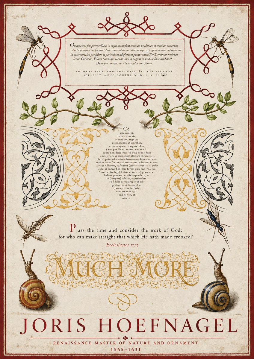 Joris Hoefnagel Memento Mori No6 - Poster