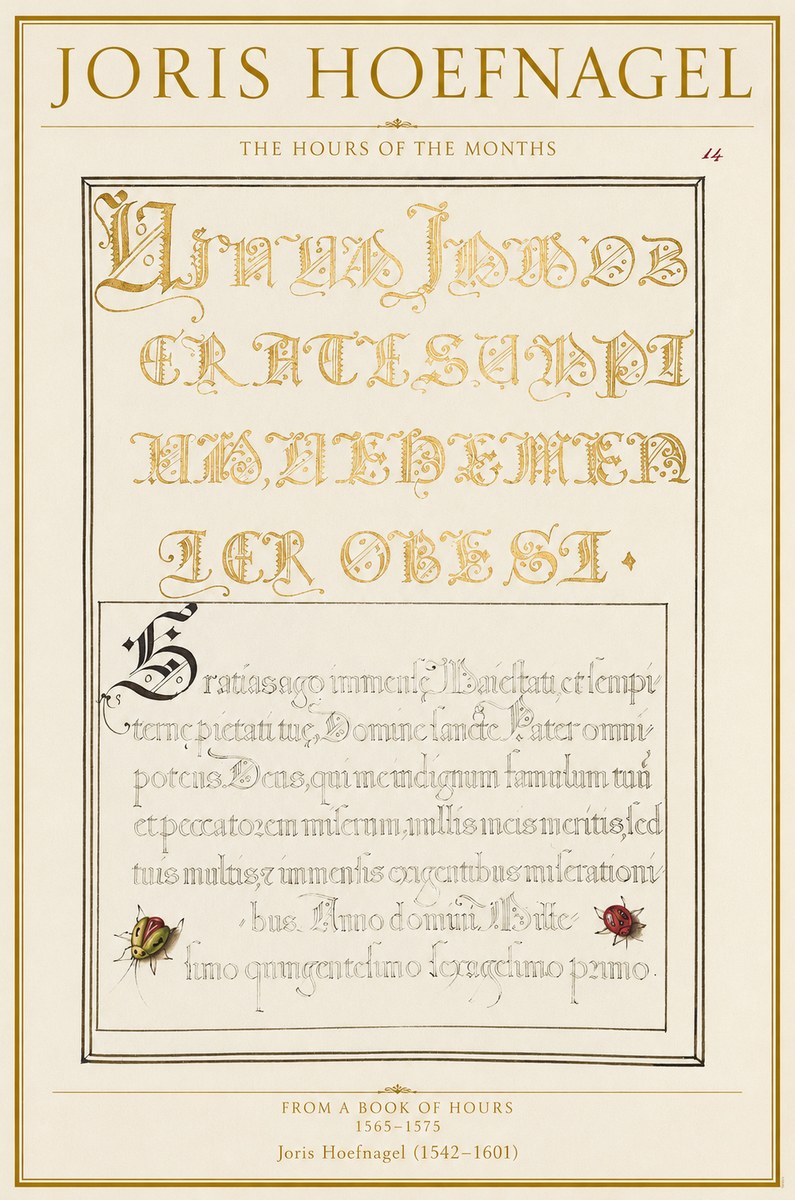 Joris Hoefnagel Gratias Tibi Agimus No1 - Poster