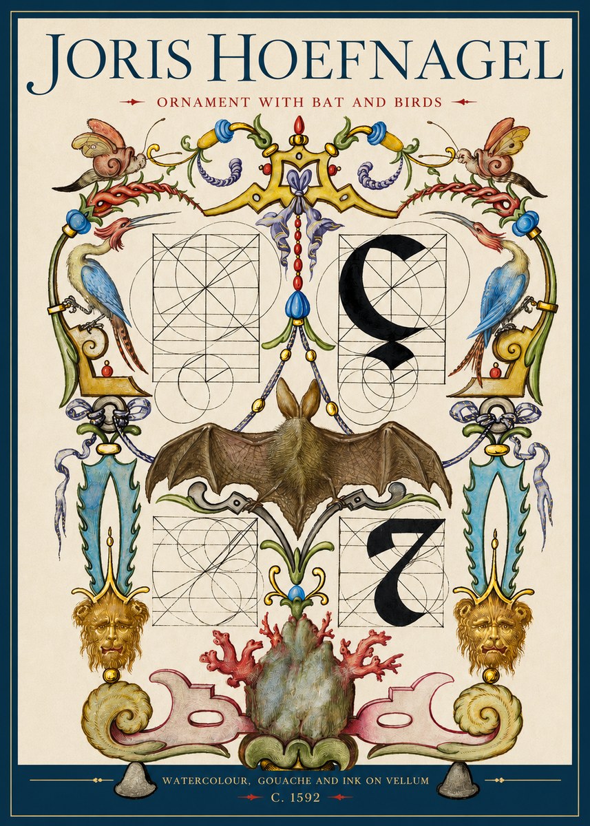 Joris Hoefnagel The Four Elements I No4 - Poster