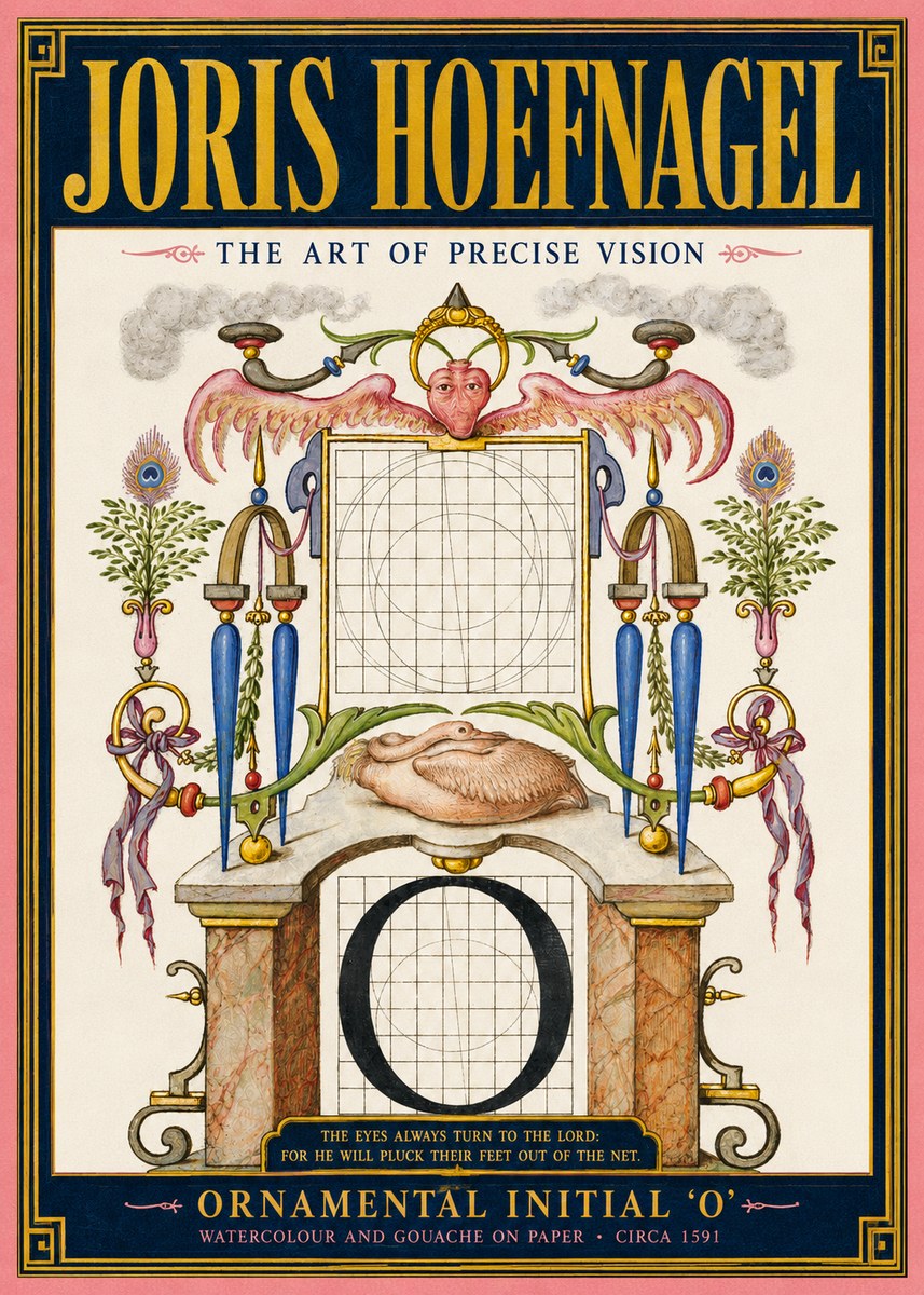 Joris Hoefnagel Ornamental Initial 'O' No2 - Poster