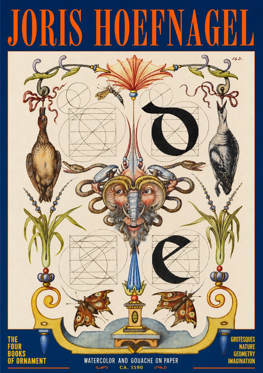 Joris Hoefnagel Ornamental Composition No2 - Poster