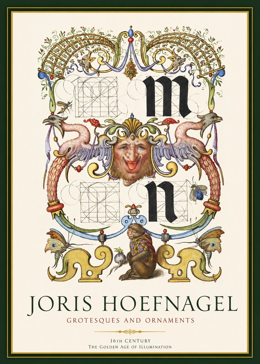 Joris Hoefnagel Grotesques and Ornaments No1 - Poster
