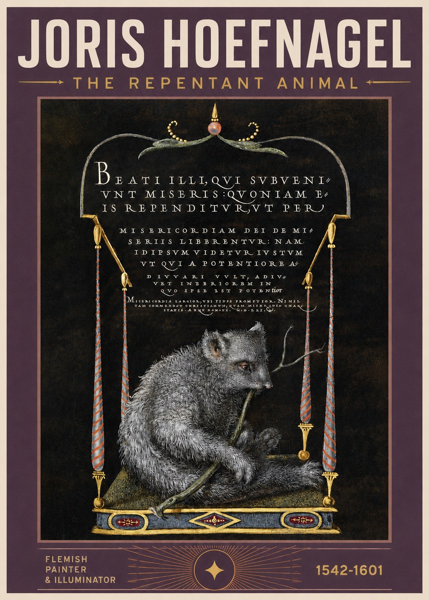 Joris Hoefnagel The Repentant Animal No2 - Poster