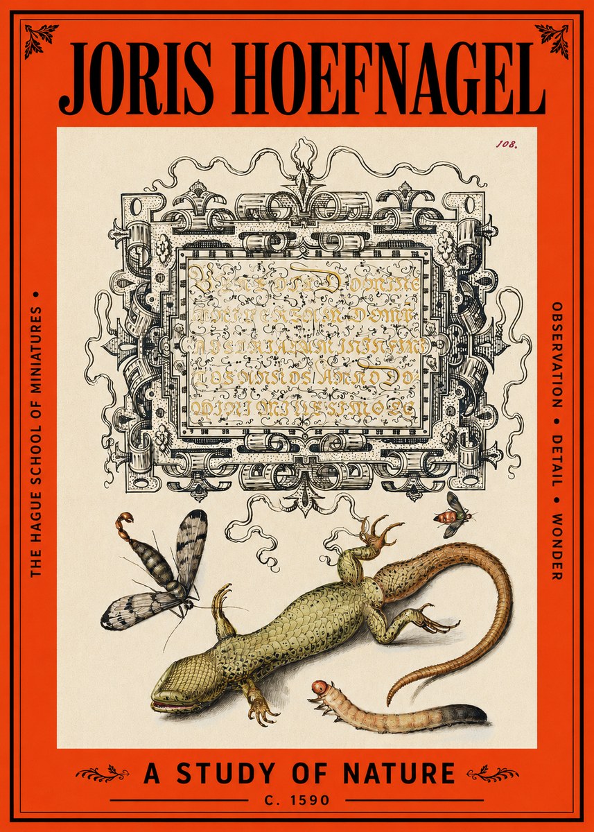 Joris Hoefnagel A Study of Nature III No2 - Poster