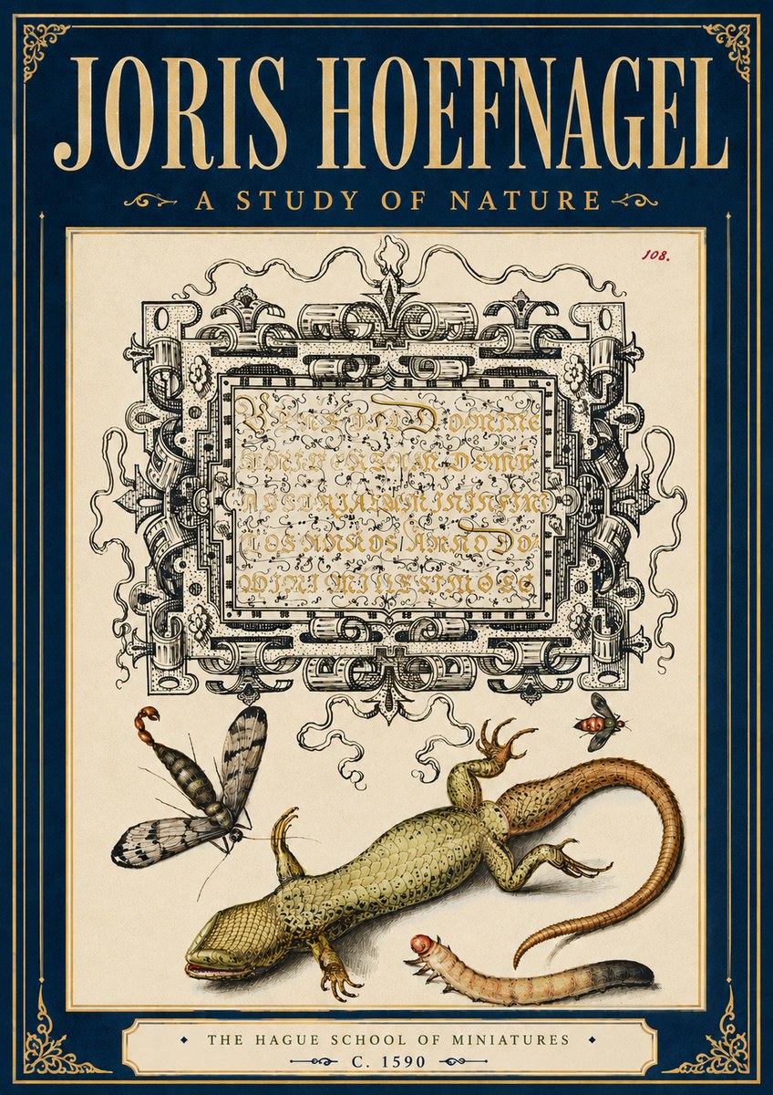 Joris Hoefnagel A Study of Nature III No5 - Poster