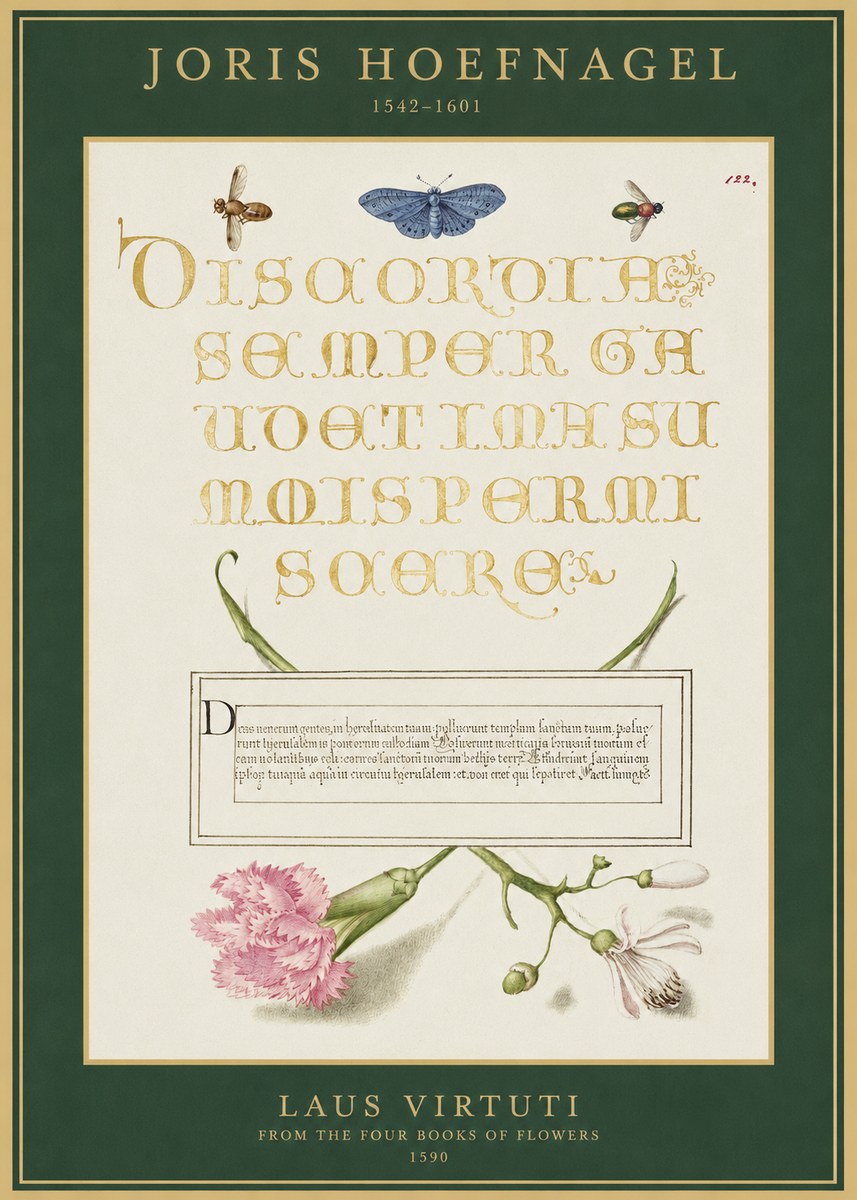 Joris Hoefnagel Laus Virtuti No1 - Poster