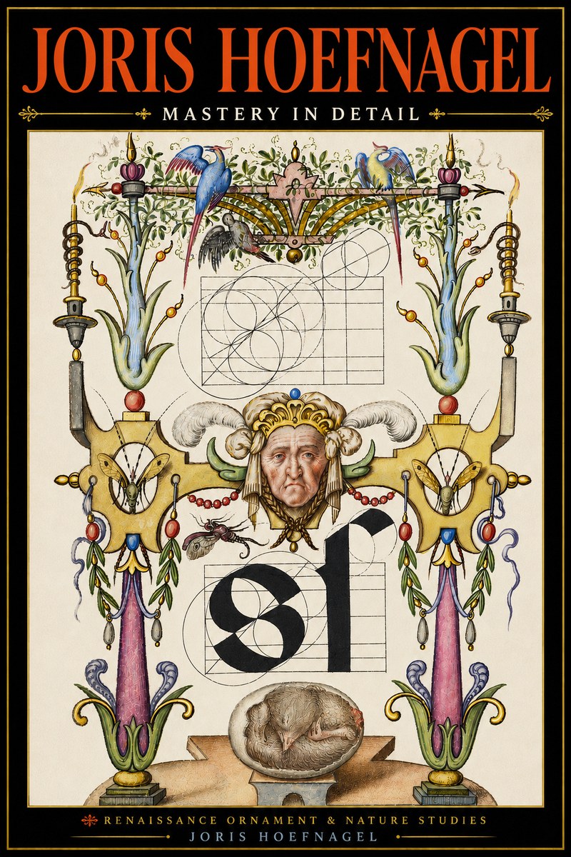 Joris Hoefnagel Mastery in Detail - Renaissance Ornament & Nature Studies No4 - Poster