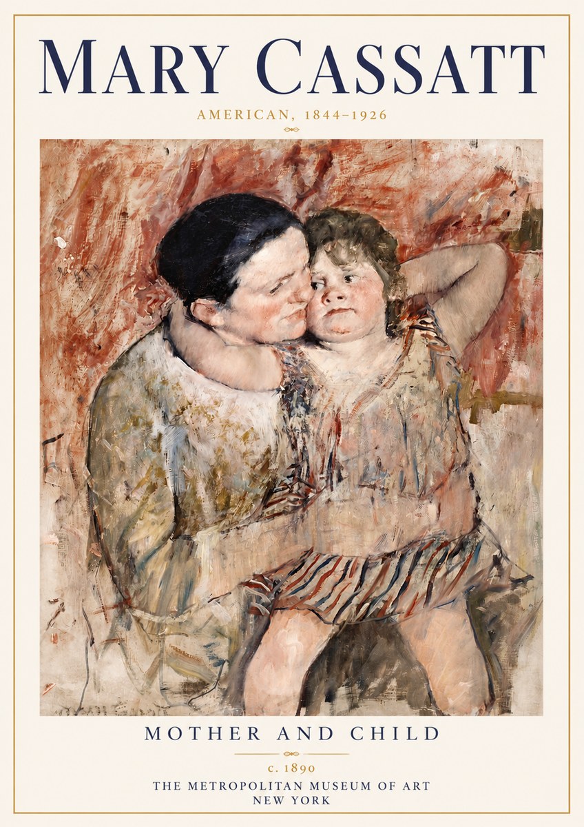 Mary Cassatt Mother and Child II No6 - Poster
