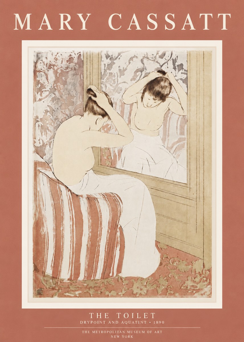 Mary Cassatt The Toilet No4 - Poster