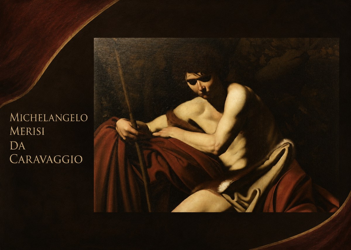 Michelangelo Merisi da Caravaggio Saint John the Baptist I No6 - Poster