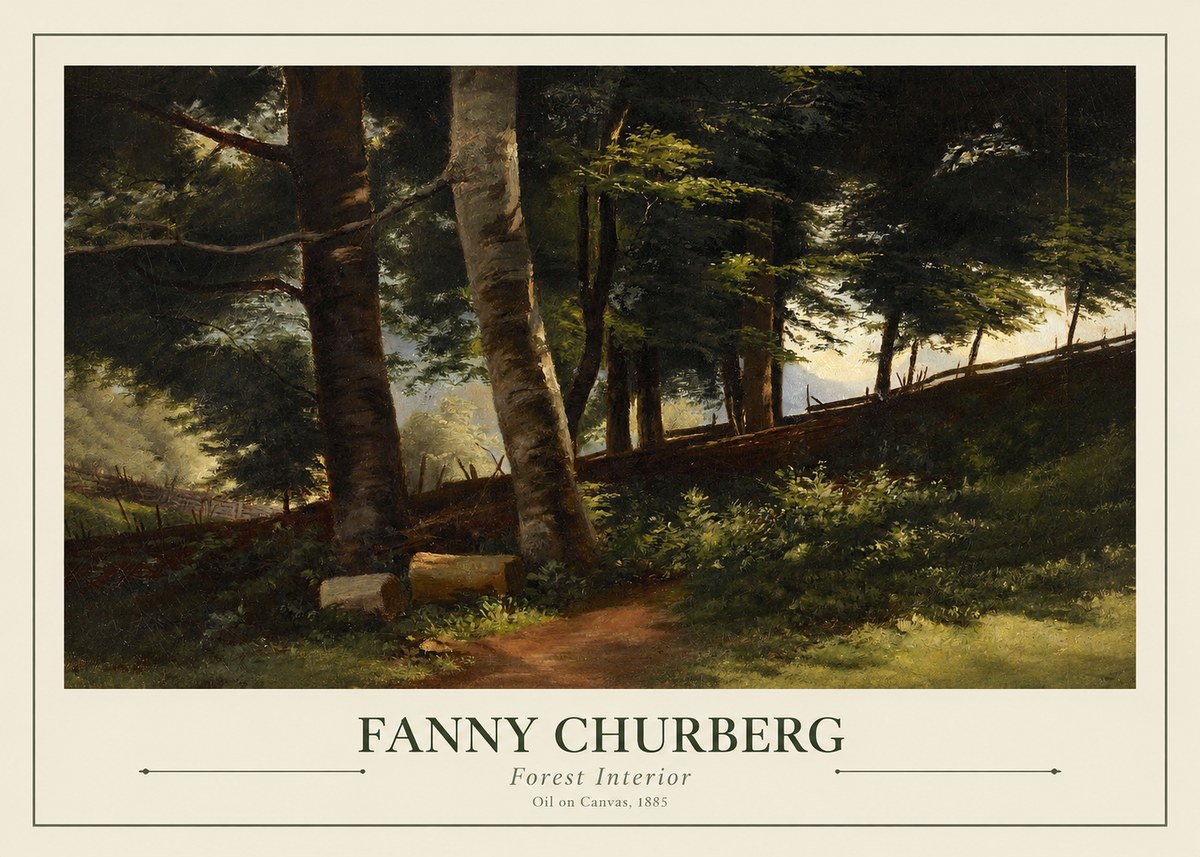 Fanny Churberg Forest Interior No1 - Poster