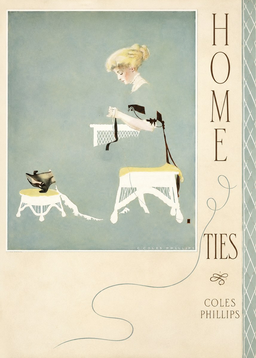 Coles Phillips Home Ties No4 - Poster