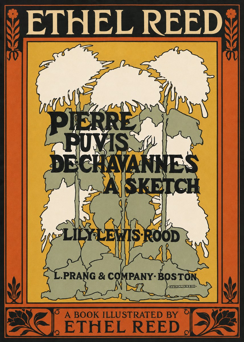 Ethel Reed Pierre Puvis De Chavannes a Sketch No2 - Poster