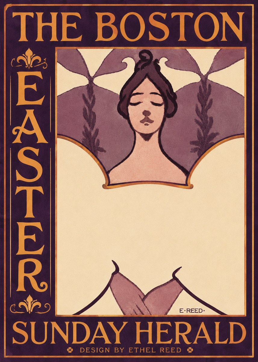 Ethel Reed The Boston Easter Sunday Herald No5 - Poster