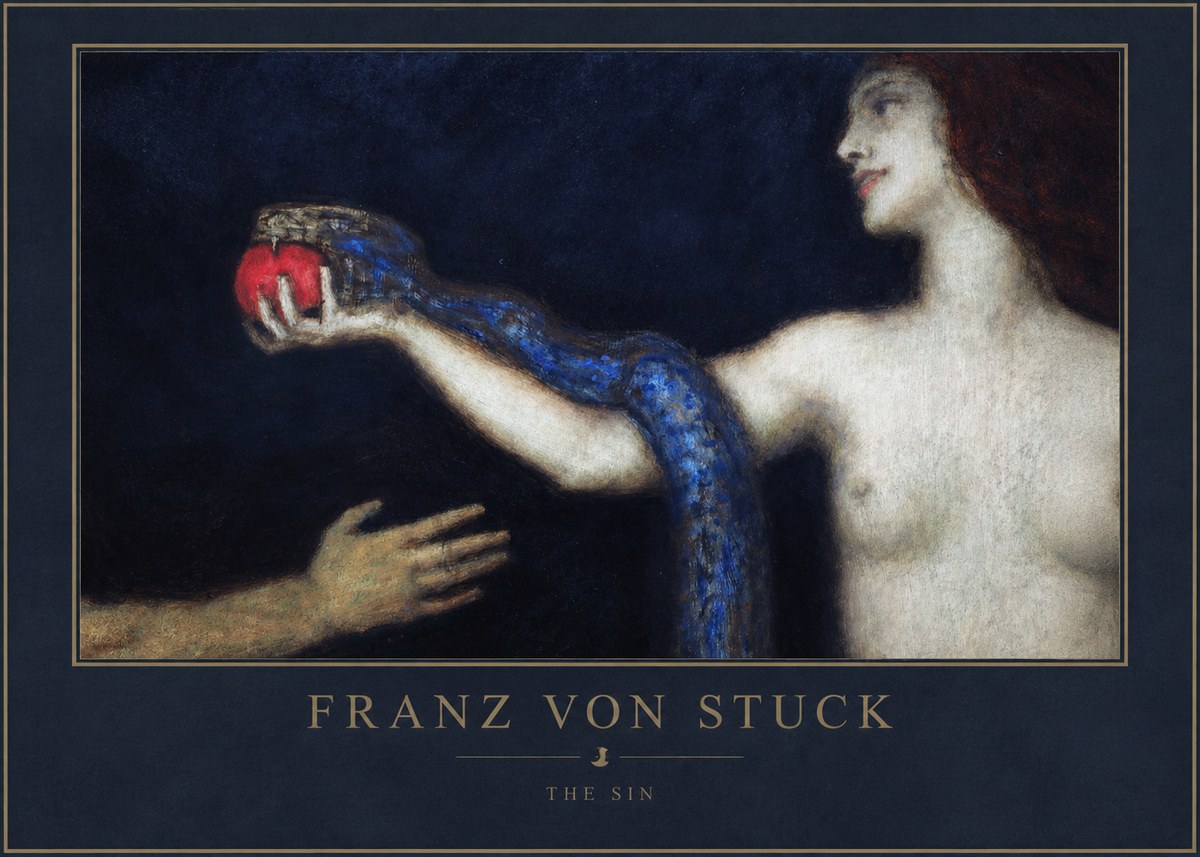 Franz von Stuck The Sin I No1 - Poster