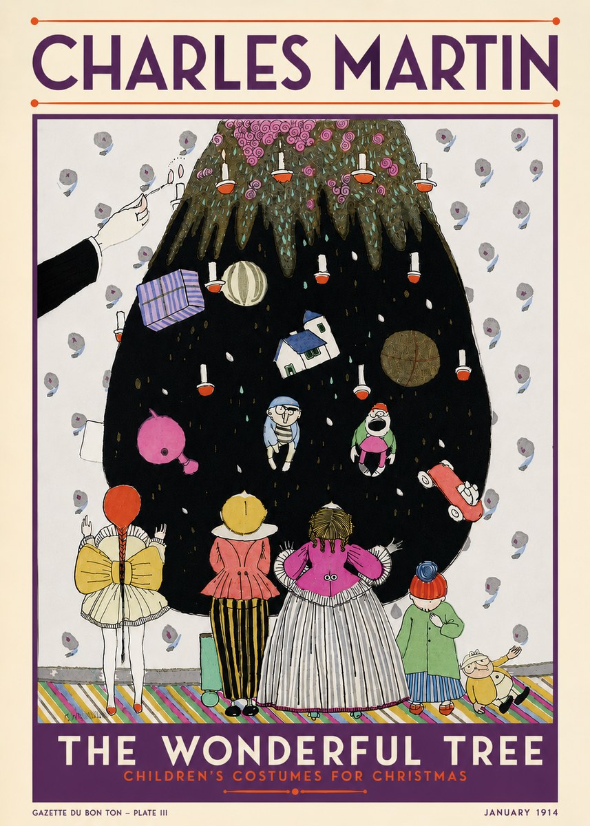 Charles Martin The Wonderful Tree No4 - Poster
