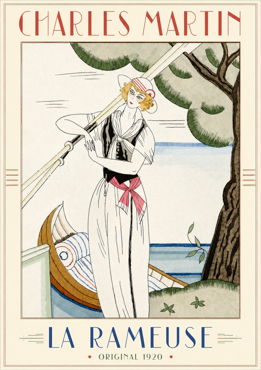 Charles Martin La Rameuse No3 - Poster