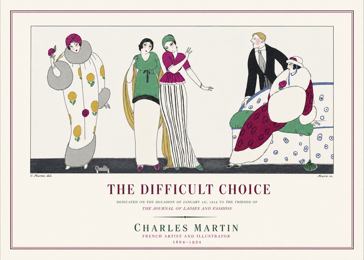 Charles Martin The Difficult Choice No1 - Poster