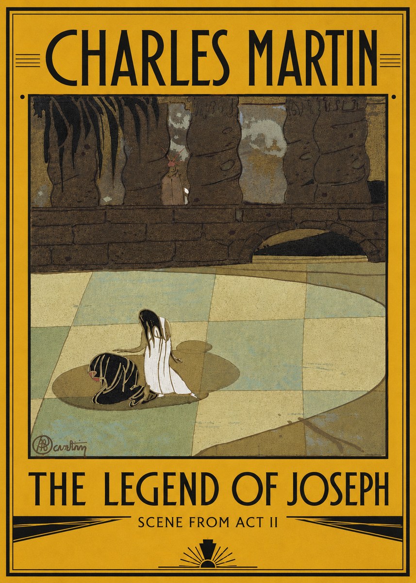 Charles Martin The Legend of Joseph - Scene from Act Ii No4 - Poster
