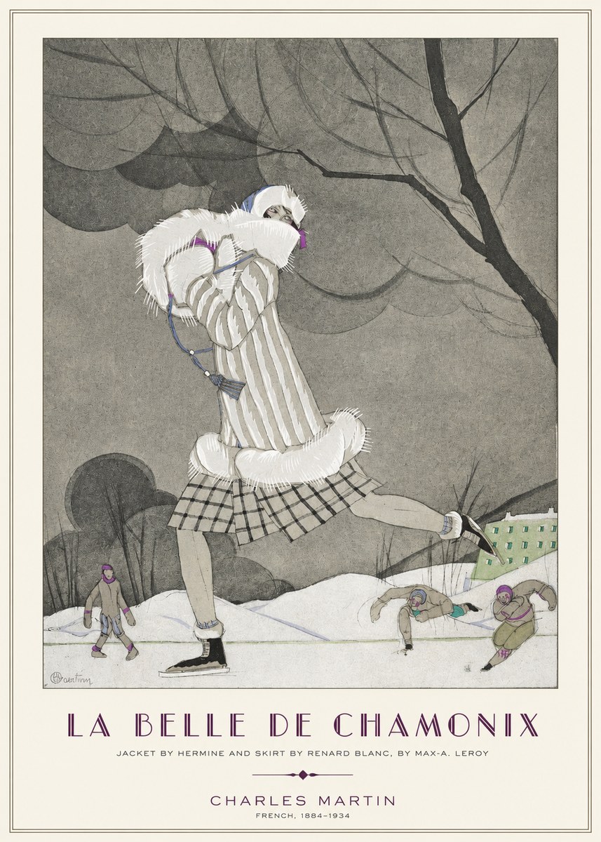 Charles Martin La Belle De Chamonix No1 - Poster