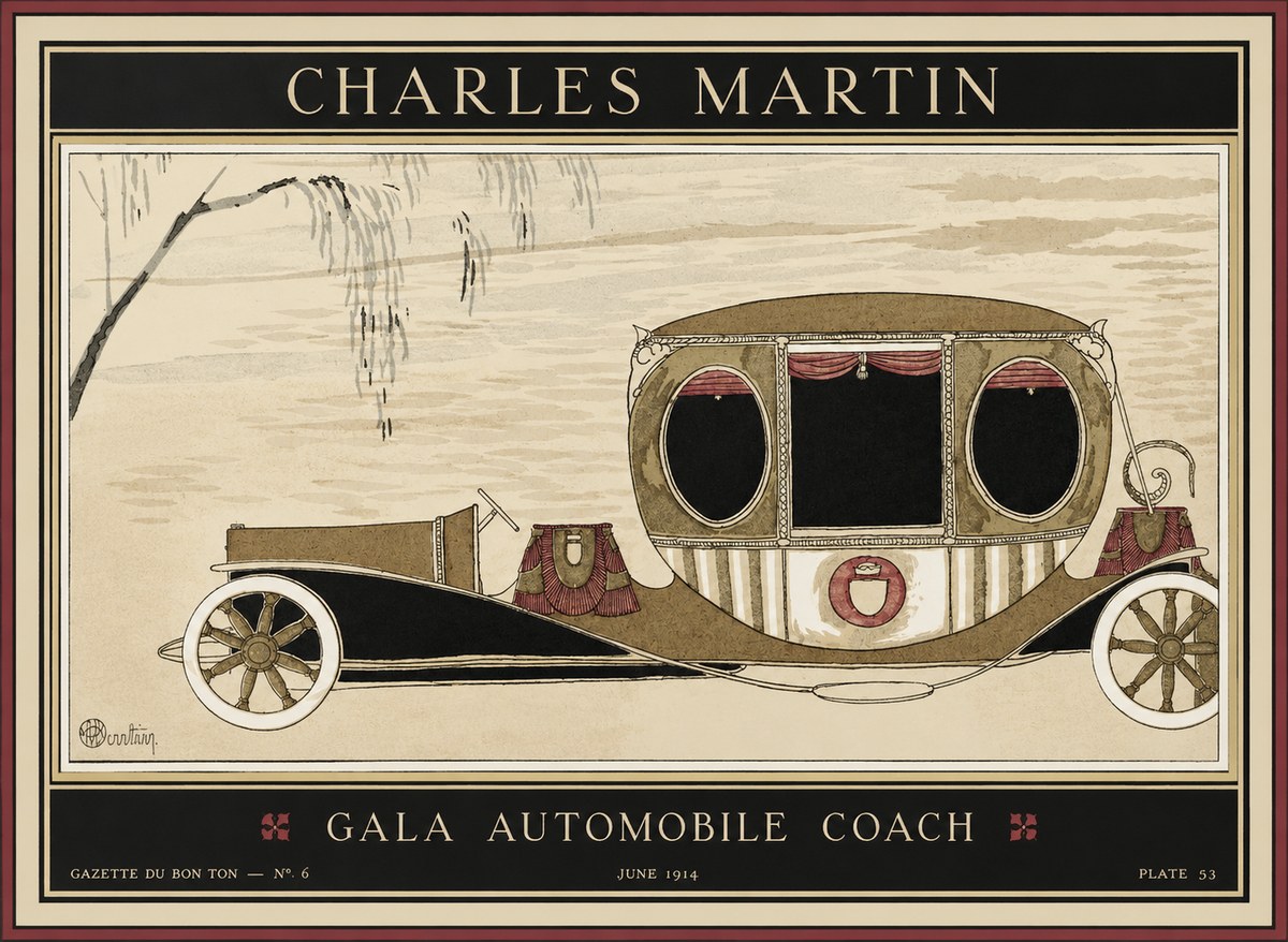 Charles Martin Gala Automobile Coach No1 - Poster