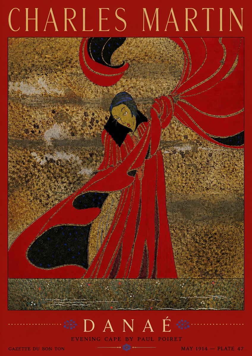 Charles Martin Danaé No3 - Poster