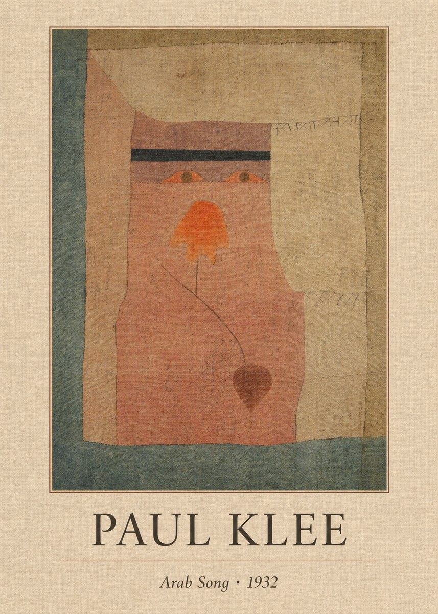Paul Klee Arab Song No4 - Poster