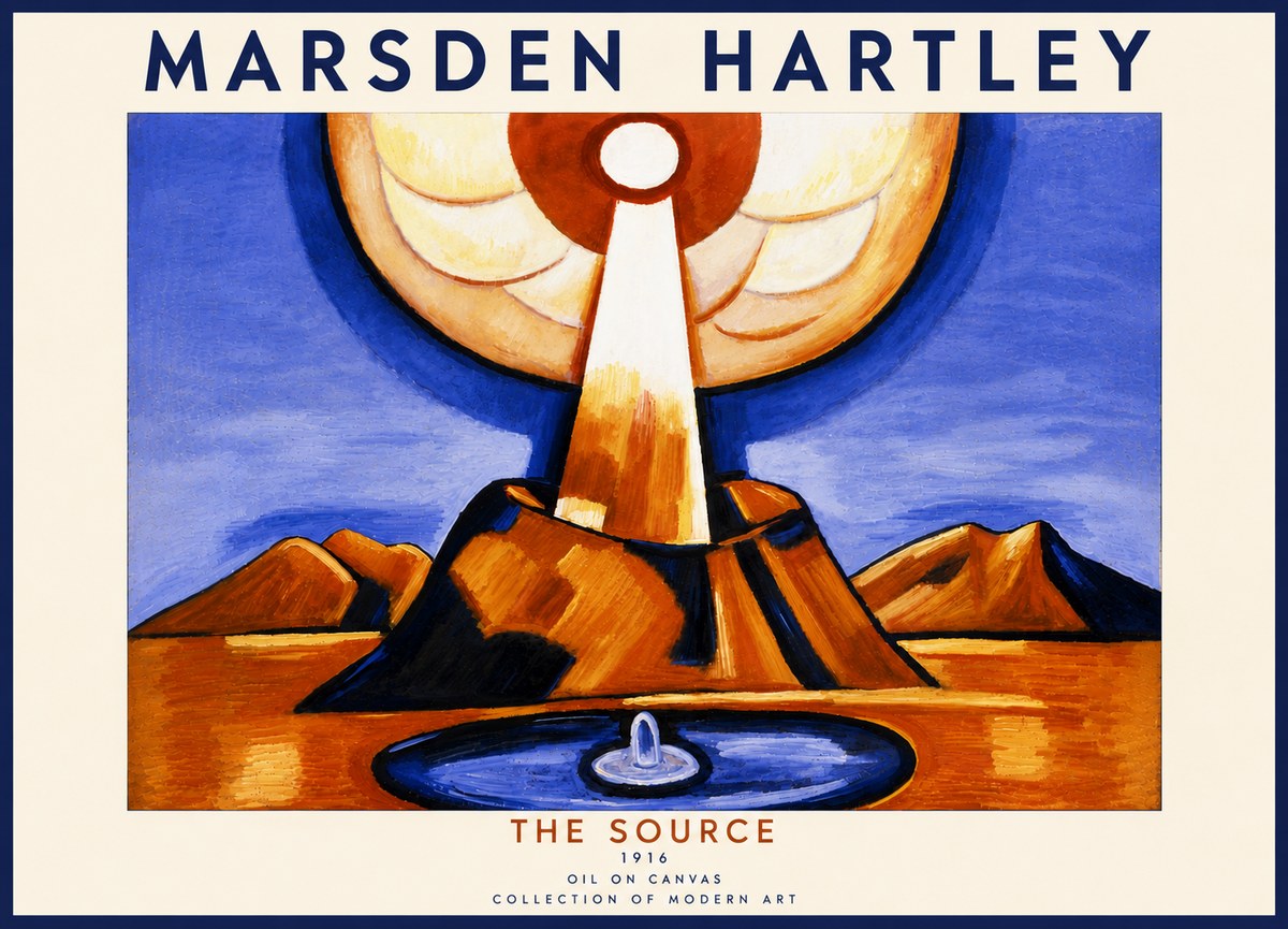 Marsden Hartley The Source No6 - Poster