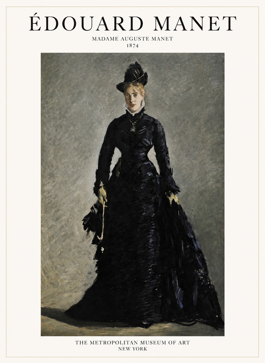 Édouard Manet Madame Auguste Manet No1 - Poster