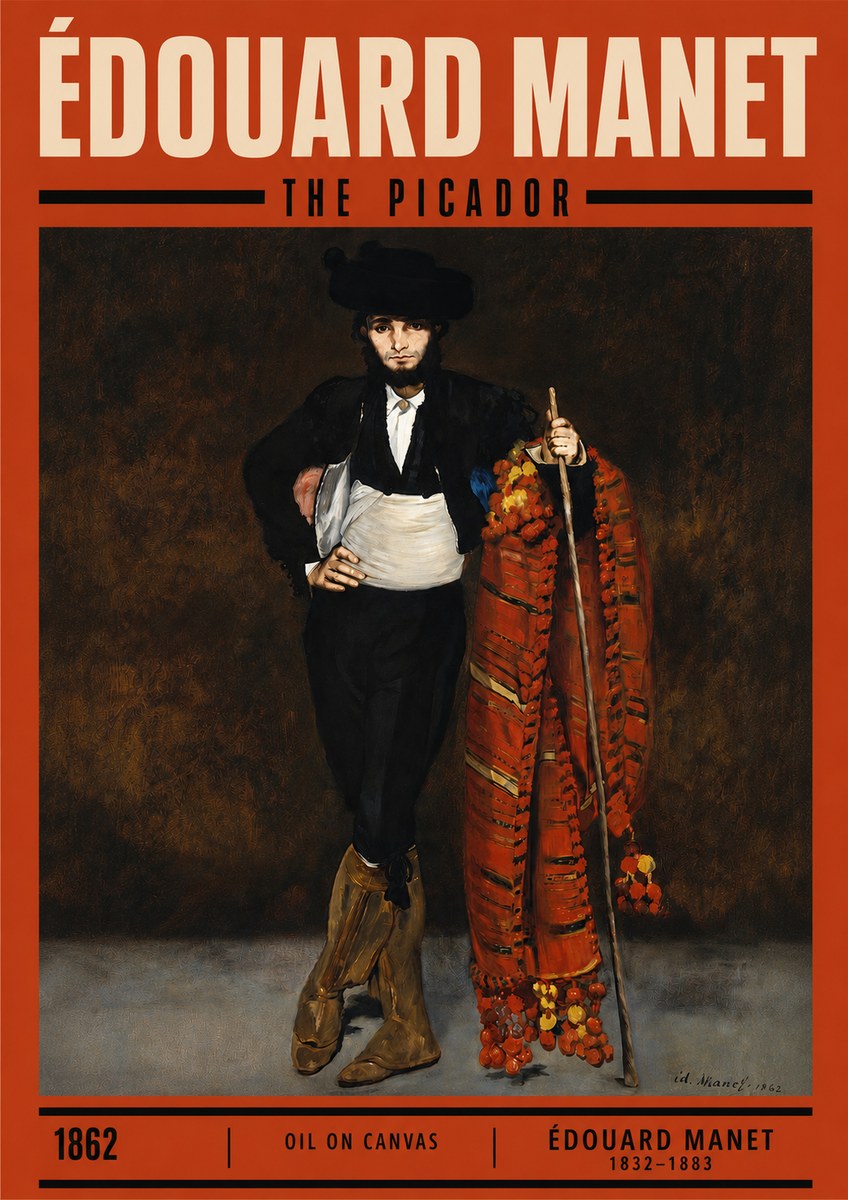 Édouard Manet The Picador No3 - Poster