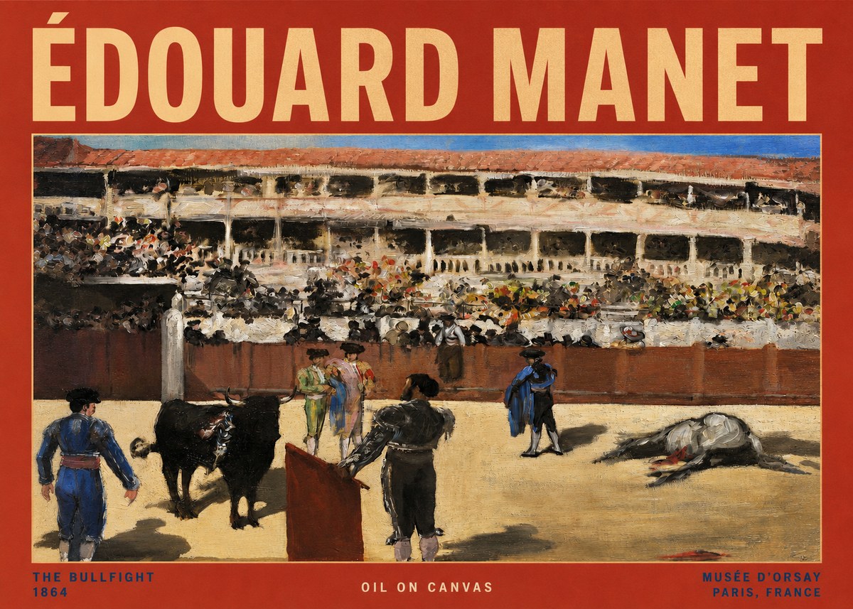Édouard Manet The Bullfight II No2 - Poster