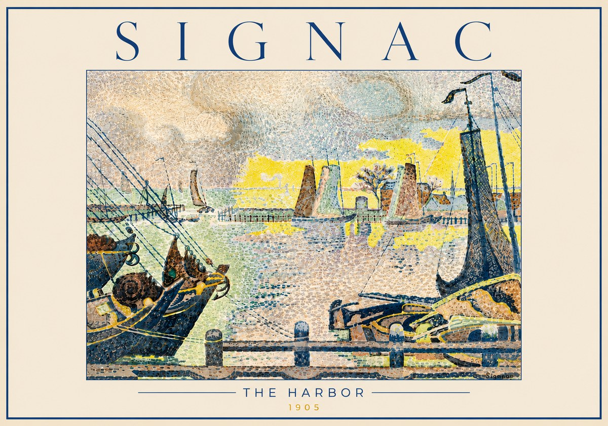 Signac The Harbor III No6 - Poster