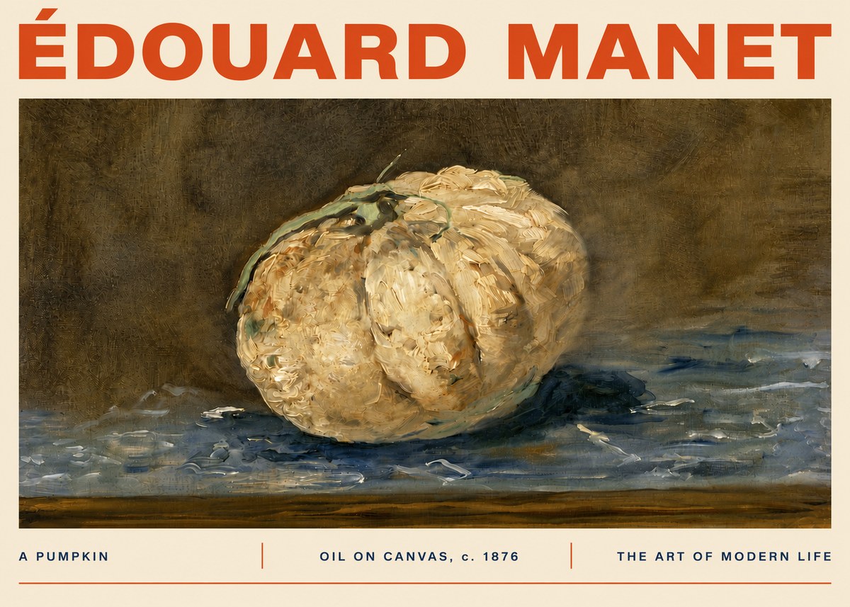 Édouard Manet A Pumpkin No4 - Poster