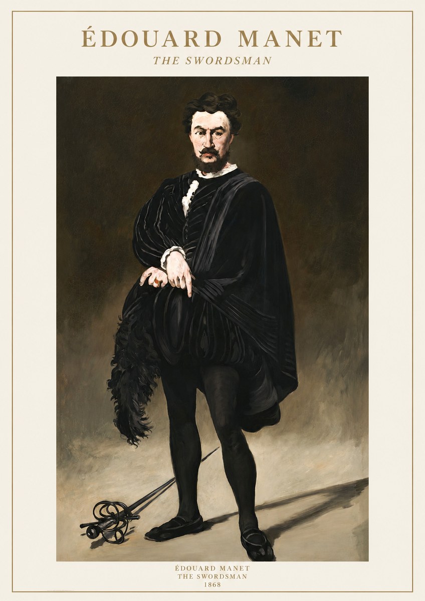 Édouard Manet The Swordsman No1 - Poster