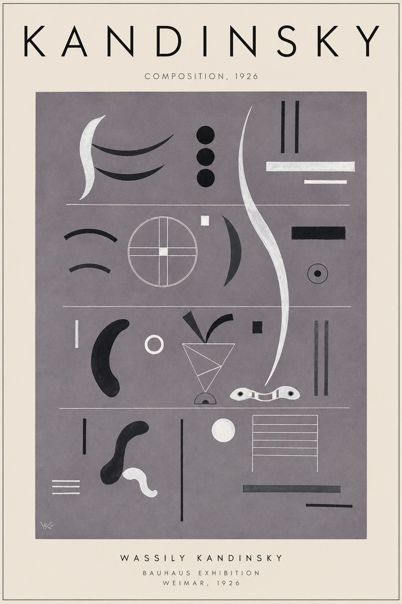 Kandinsky Composition I No3 - Poster