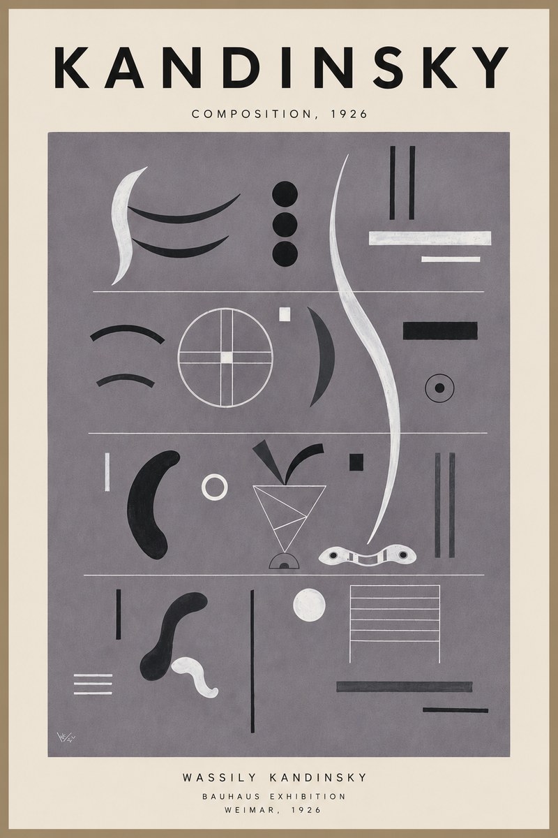 Kandinsky Composition I No5 - Poster