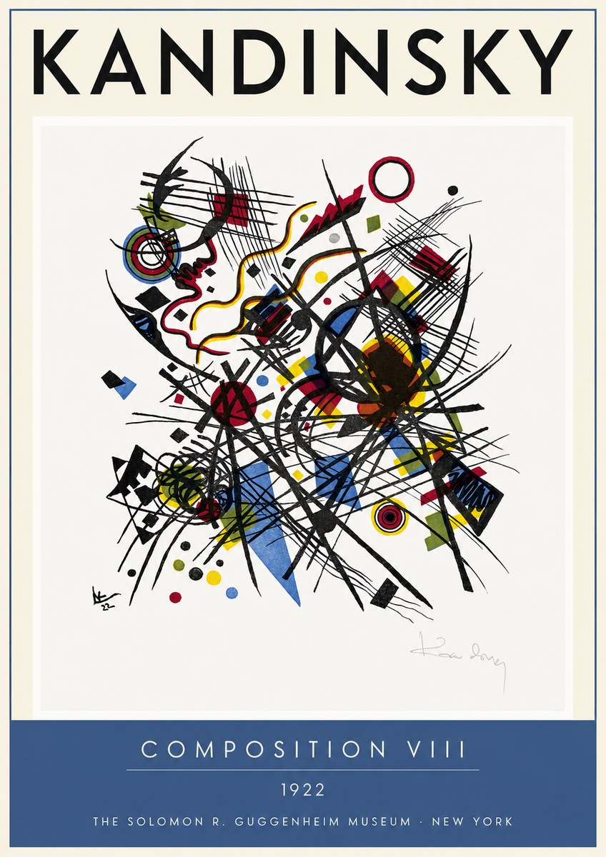 Kandinsky Composition Viii No3 - Poster