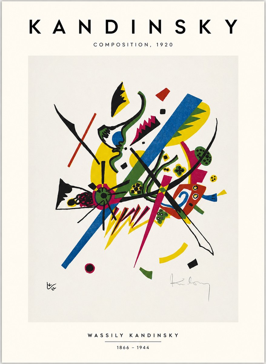 Kandinsky Composition, 1920 No1 - Poster