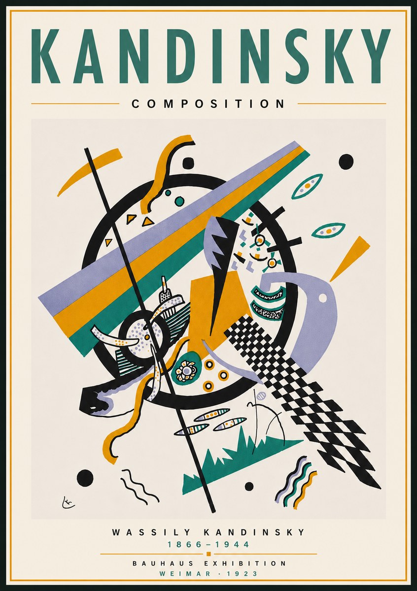 Kandinsky Composition III No6 - Poster