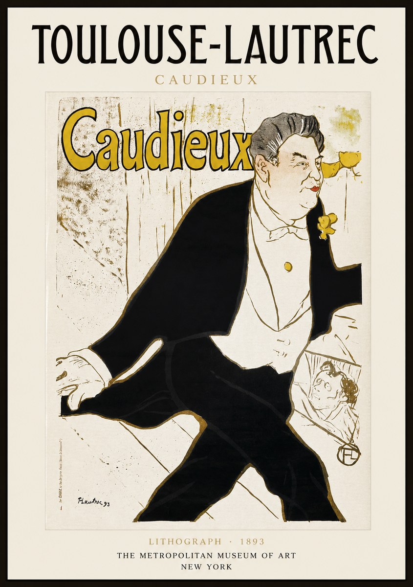 Toulouse-Lautrec Caudieux No1 - Poster
