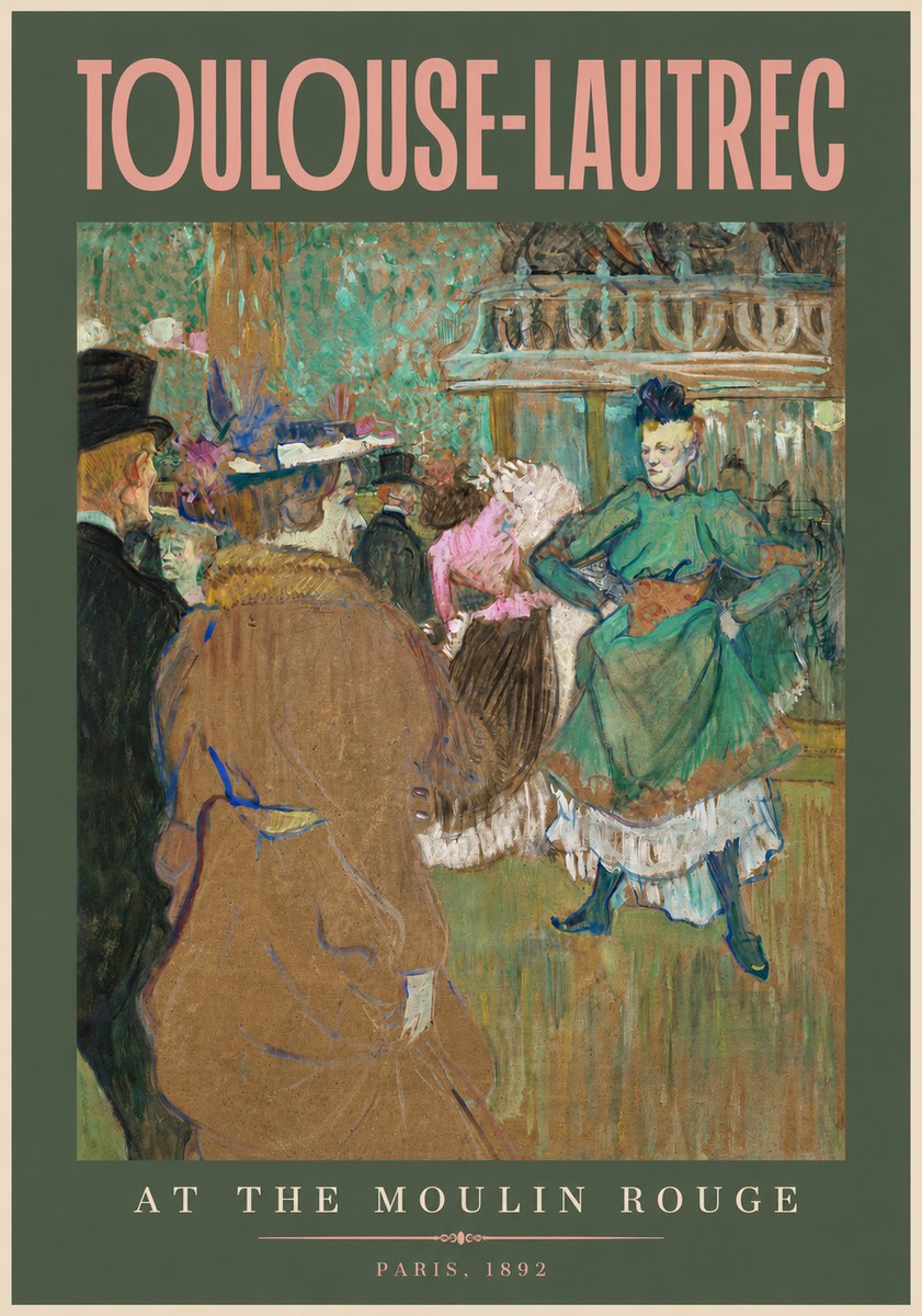 Toulouse-Lautrec At the Moulin Rouge XIII No2 - Poster