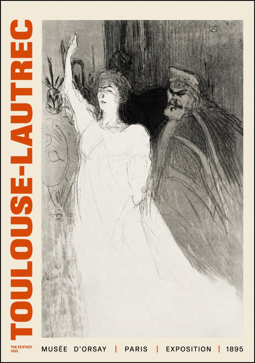 Toulouse-Lautrec The Ecstasy No2 - Poster